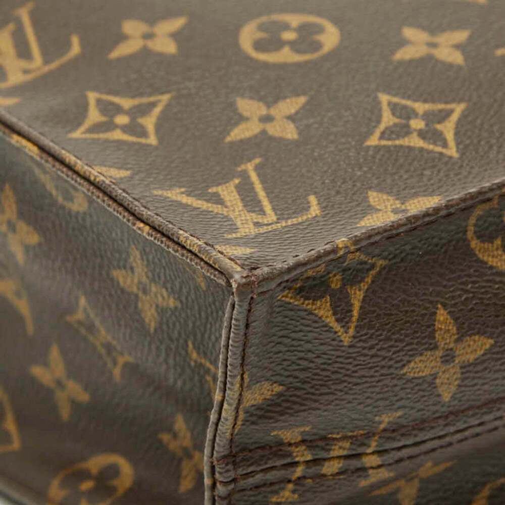 LOUIS VUITTON Brown Monogram Leather Tote Bag - Picture 5 of 11